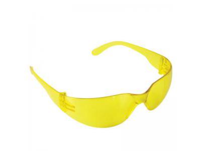Okulary ochronne DEDRA BH1054 poliwęglan, żółte