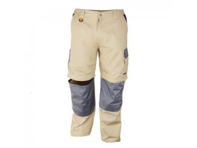 Spodnie ochronne 2 w 1 DEDRA BH41SR-L, 100% bawełna, Cotton line 270g/m2, odpinane nogawki, Rozmiar L